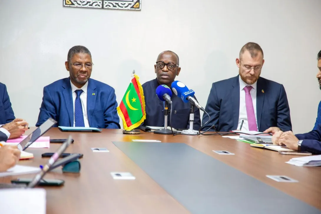 معالي الوزير المنتدب لدي وزير الداخلية المكلف باللامركزية والتنمية المحلية  يعقوب ولد السالم فال يترأس يوماً تشاوريا لتعزيز تنسيق شركاء قطاع اللامركزية والتنمية المحلية